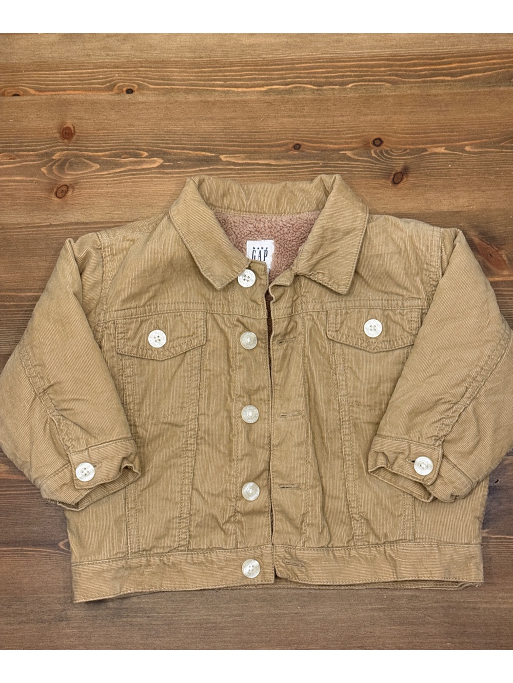 Baby GAP Infant Tan Corduroy Jacket (12-18M)